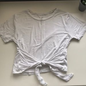 Me to We white tie crop top